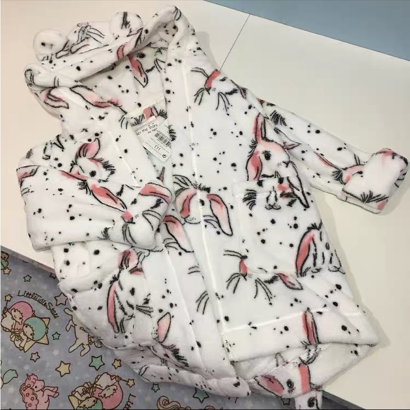 Soft Touch Fleece Dressing Gown - Picture 1 of 7